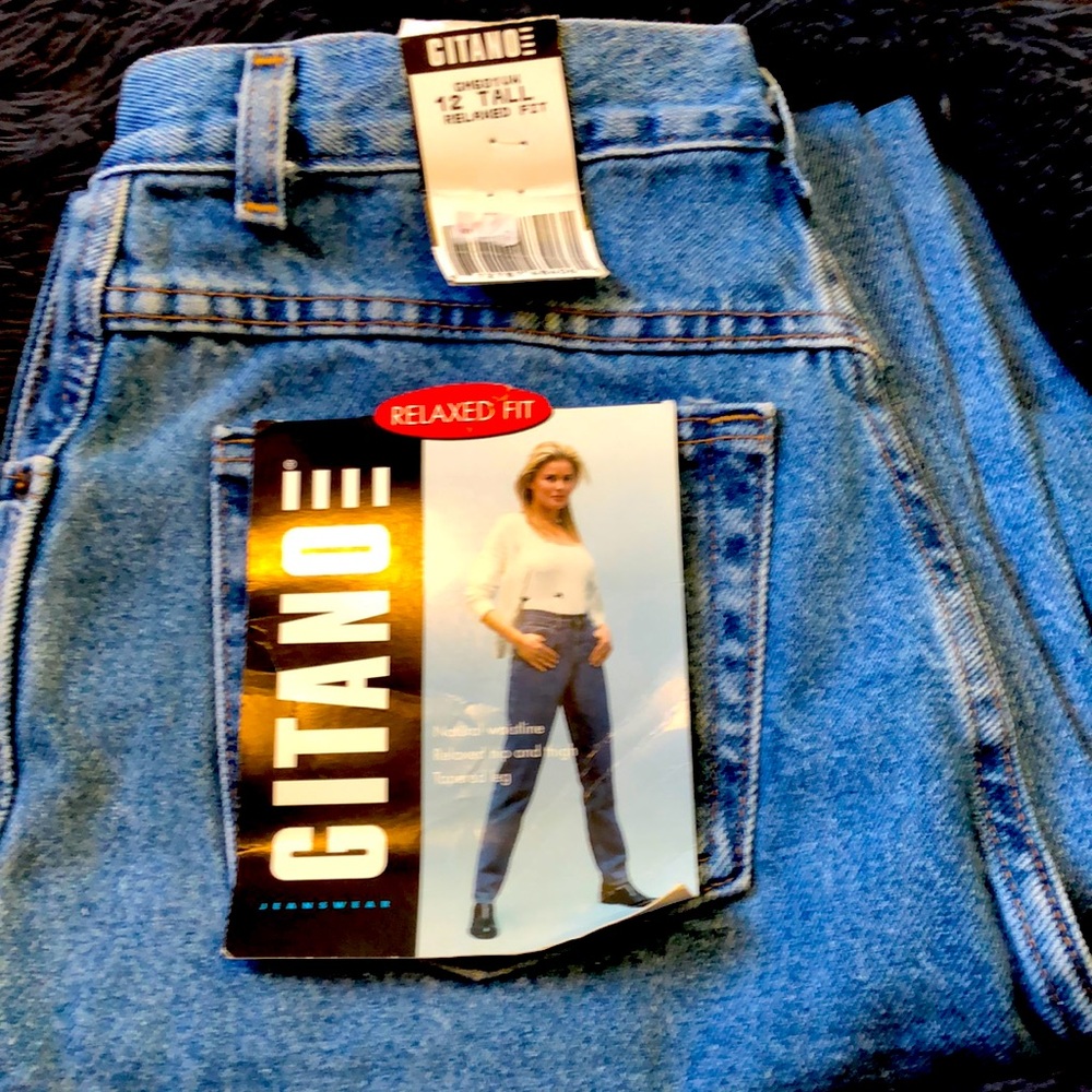 Dead stock Gitano mom jeans vintage TALL
